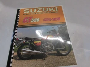 Suzuki GT550 parts and service manual 1972-1975 - Picture 1 of 8