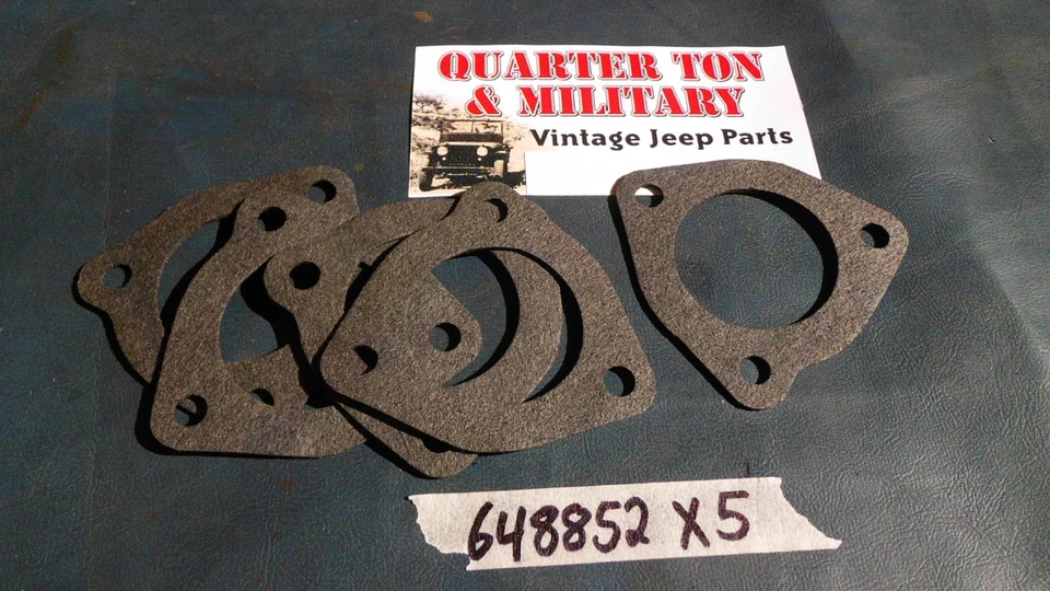 Jeep Willys M38A1 CJ3B CJ5 134F junta termostato lote a granel 5 piezas Foto 1 de 1
