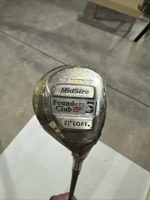 Golf Founders Club The Judge Midsize 5 Wood 21* Aldila S Graphite Jumbo Lamkin  - Image 1 of 4