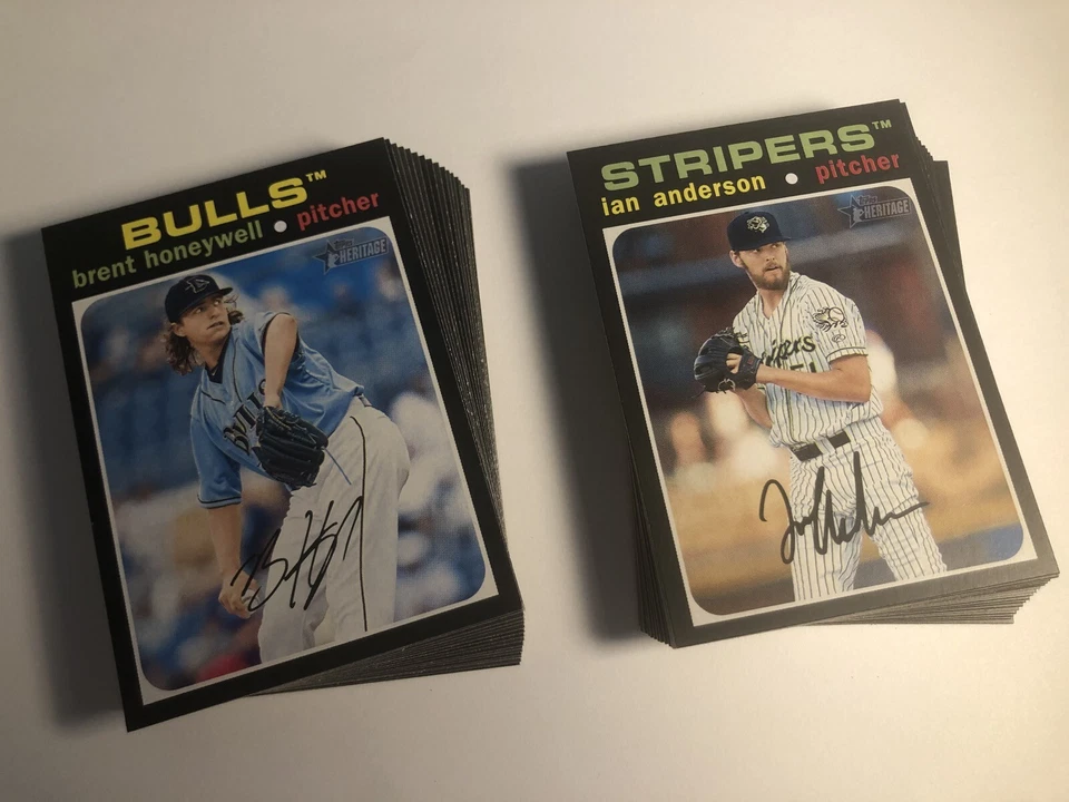 2020 Topps Heritage Minor League Logan Driscoll Tri City Dust Devils 32 - Image 1 of 1