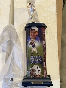 Peyton Manning 2011 Bradford Exchange Illuminating Sculpture New /w Box - Picture 1 of 6