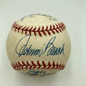 Beautiful 1976 Cincinnati Reds World Series Champs Team Signed Baseball JSA COA - Picture 1 of 9