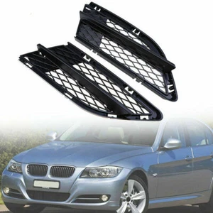 Front Grills Bumper Fog Lights Cover Lamp Frame Trim For BMW 3 Series E91 - Picture 1 of 8