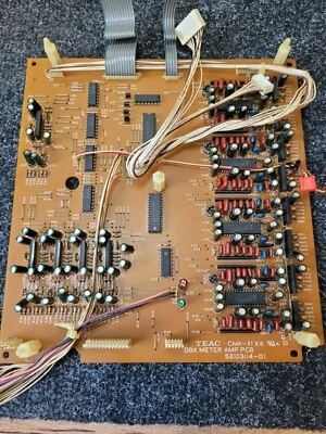 Tascam 488 DBX Meter Amp PCB Portastudio Spares Parts 52103114-01 - Image 1 of 4