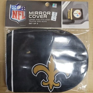 NFL Car Truck Mirror Cover / Sock Set Large Saints - Picture 1 of 1
