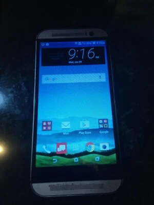 HTC verizon M7 cell phone  - Image 1 of 3