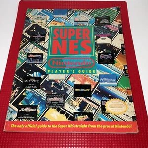 Vintage Manuale Ufficiale Nintendo Super NES 1992 Manuale Giocatore SNES Pulito Bello - Foto 1 di 9