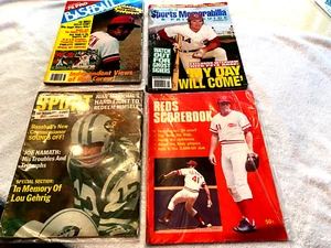 Pete Rose, Tom Seaver, Rod Carew and Joe Namath (Blowout Lot of 4) Program(s) - Picture 1 of 2