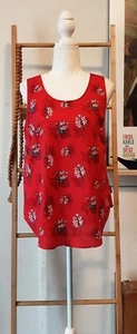 Kathmandu Red Tank Top Sz 10 - Picture 1 of 4