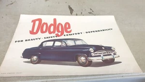 1954 ? DODGE KINGSWAY DELUXE Australian Sales Brochure RARE - Bild 1 von 5