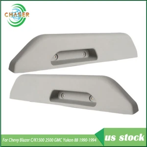 For 1988 1990-1994 Chevy Blazer C/K1500 2500 GMC Yukon Gray Front Door Armrest - Picture 1 of 11