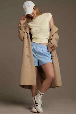 Camiseta Anthropologie Pilcro Bebé Manga Corta S Rayas Amarillas Top Rayas NUEVA NUEVA CON ETIQUETAS Foto 1 de 4