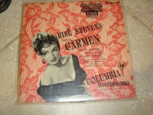 VINYL RECORD LP RISE STEVENS CARMEN EXCERPTS COLUMBIA MASTERWORKS ML 4013 - Picture 1 of 6