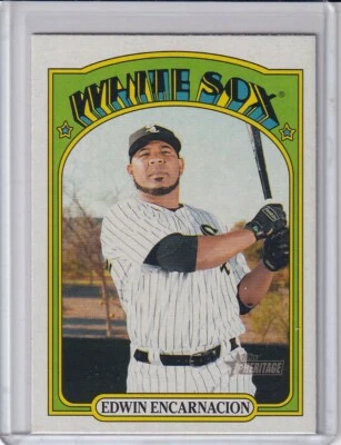 2021 Topps Heritage #413 Edwin Encarnacion SP - Image 1 of 2