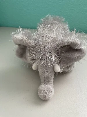Ganz Webkinz Elephant Plush 8" Gray Stuffed Animal Toy No Code - Image 1 of 4