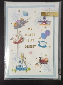 Hallmark Signature Walt Disney World 50 Greeting Card Blank Inside NEW - Picture 1 of 7