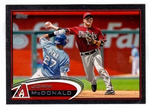 2012 TOPPS UPDATE SERIES #US126 JOHN McDONALD BLACK #/61 - Picture 1 of 1