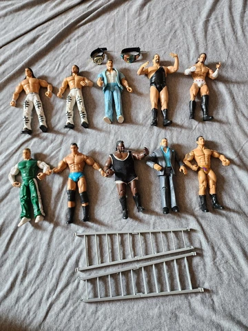 WWE Lot of 10 Jakks Pacific Wrestling Figures BAUTISTA PUNK HENRY ORTON BIG SHOW Cover