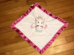 Dan Dee White Pink Horse Security Blanket/Lovey - Picture 1 of 3