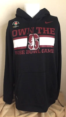 SUDADERA CON CAPUCHA NIKE THERMA-FIT STANFORD UNIVERSITY 2016 ROSE BOWL CHAMPS - XL Foto 1 de 4