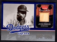 2006 FLEER GREATS OF THE GAME JACKIE ROBINSON GAME USED BAT #LADJR