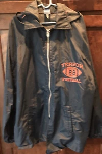 Vintage Champion Number 69 football windbreaker jacket Appleton West men nylon - Picture 1 of 11