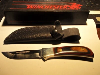 WINCHESTER 680 90 MODEL W 15 0670 Hunter; Hunting MADE IN USA WITH SHEATH & BOX - Image 1 of 4