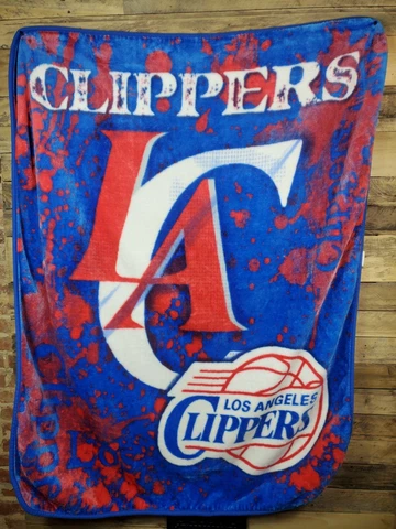 Los Angeles Clippers Blanket Blue NBA Cover