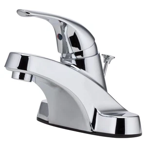 LG1427000 Pfirst Series Single Control 4 Inch Centerset Bathroom Faucet in Po... - Picture 1 of 1