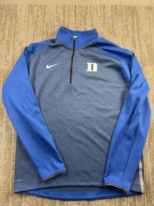 Duke Blue Devils Pullover Viertelreißverschluss Herren Medium NCAA Basketball Nike Dri Fit - Bild 1 von 7