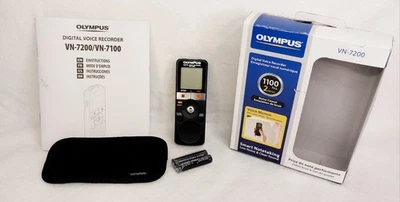 Olympus VN7200 Handheld Digital Voice Recorder 1100 HRS 2GB New Open Box - Image 1 of 4