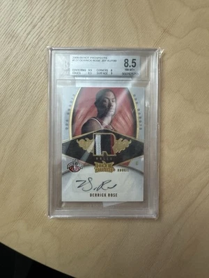 2008-09 Fleer Hot Prospects Derrick Rose #159/199 BGS 8.5 - Image 1 of 2