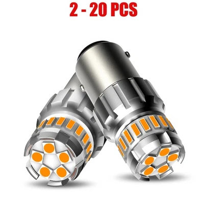 2-20 шт светодиодных передних ламп указателя поворота для Accord Honda 98-15 желтые 1157 23SMD - Изображение 1 из 4