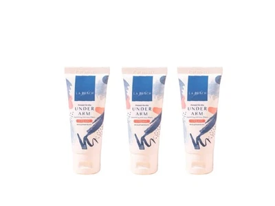 X 3 La Peach Suavizante de Axilas Menos Crema de Afeitado Blanco Iluminador de Axilas 30 ml - Imagen 1 de 4