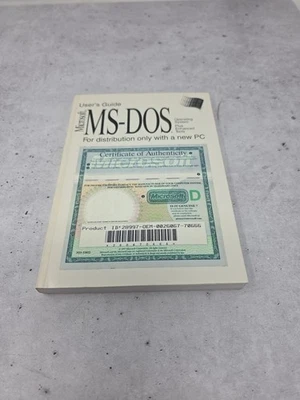 User's Guide Microsoft MS-DOS 6.22 book only nothing else - Image 1 of 4