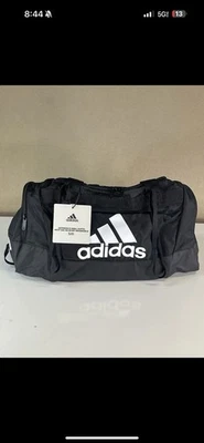 3 Adidas Defender IVSmall Bolso de Lona Negro Bolsillos Duraderos Correa para el Hombro Bolsa de Gimnasio Foto 1 de 4