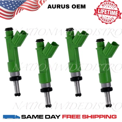 4x Inyectores de combustible AURUS NUEVOS OEM para Toyota Highlander 2009-2019 2,7 L L L4 Foto 1 de 4