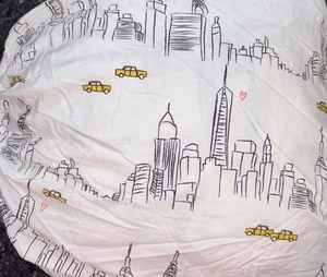 Sábana bajera Martha Stewart City Scape Collection Queen - Imagen 1 de 5