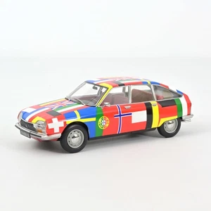 NOREV 181667 1/18 Citroen GS 1972 Flags 2nd release Model Car From Japan - Picture 1 of 7
