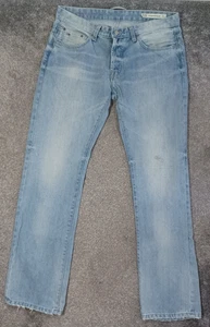 Tommy Hilfiger Mens Jeans W36 L34 Rogar Olympia Used Bootcut Button Fly - Picture 1 of 21