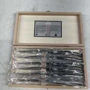 "Juego de cuchillos para carne Estate Jean Dubost Laguiole Francia (6) 9"" caja original" - Imagen 1 de 9