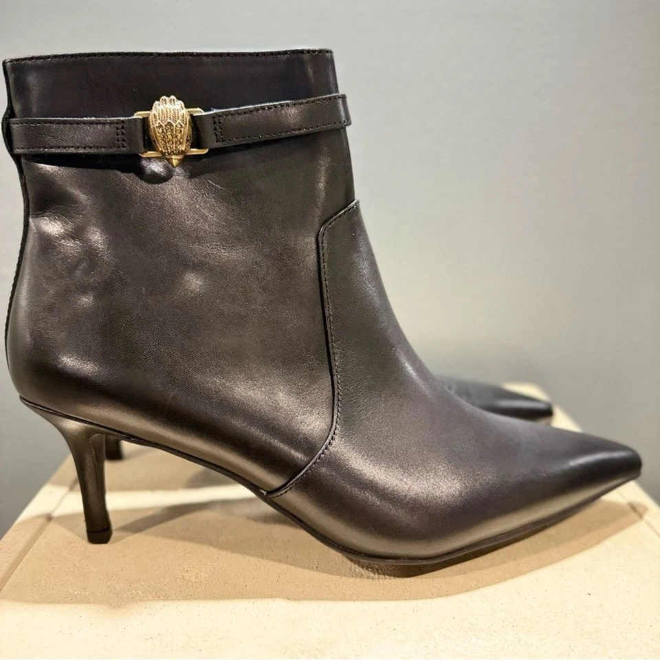 Kurt Geiger London Kensington Flex кожи ботинок логотип ботинки SZ 40,5 США 9,5 новый с Ярлыками - Изображение 1 из 1