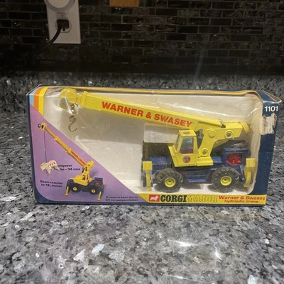 Vintage CORGI MAJOR Warner & Swasey 4418 Hydraulic Crane #1101  - Image 1 of 4