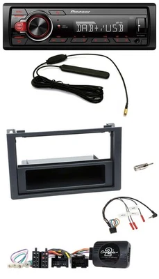 Pioneer MP3 DAB 1DIN Lenkrad USB Autoradio für Saab 9.3 (ab 2008) - Bild 1 von 4
