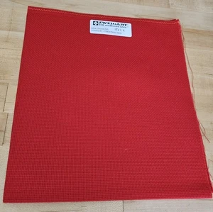 Zweigart AIDA 14 Ct NATALE ROSSO 18"x 22" ricamo punto croce - Foto 1 di 3