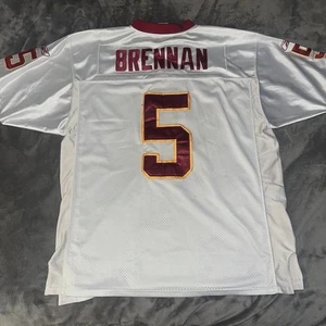 Colt Brennan Washington Redskins Authentic NFL Reebok White Jersey Size 54 - Picture 1 of 23
