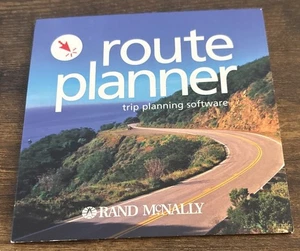 Rand McNally Route Planner PC CD Rom Road Trip Planning Software Win 95 98 NT Me - Afbeelding 1 van 5