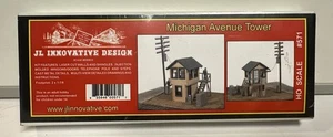 JL Innovative Design HO Scale Michigan Avenue Tower Building Kit #571 NEW - Picture 1 of 6