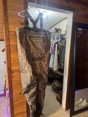 LaCrosse Alpha Swampfox Drop Top (600 Gram) Realtree MAX-5 Chest Waders SIZE 10 - Image 1 of 4
