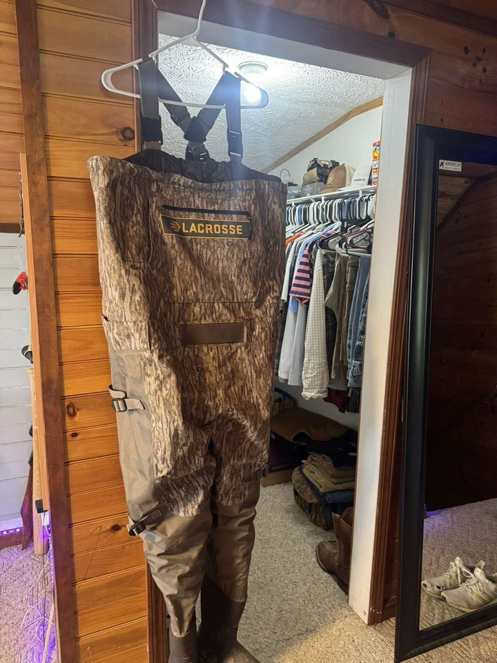LaCrosse Alpha Swampfox Drop Top (600 Gram) Realtree MAX-5 Chest Waders SIZE 10 - Image 1 of 4
